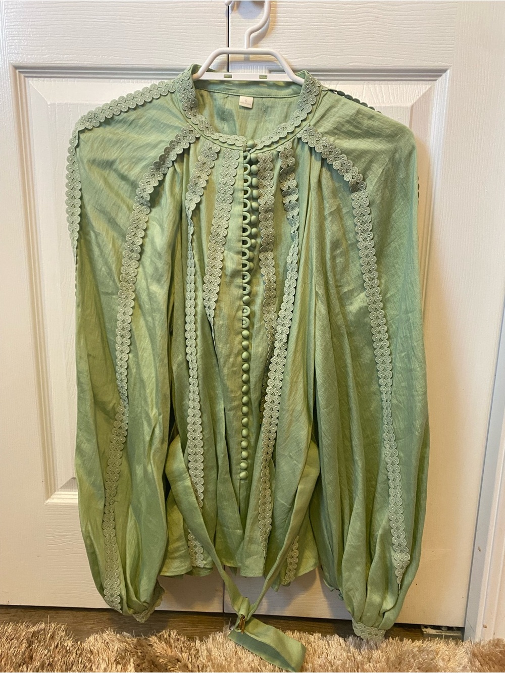 Acler Button Front Blouse